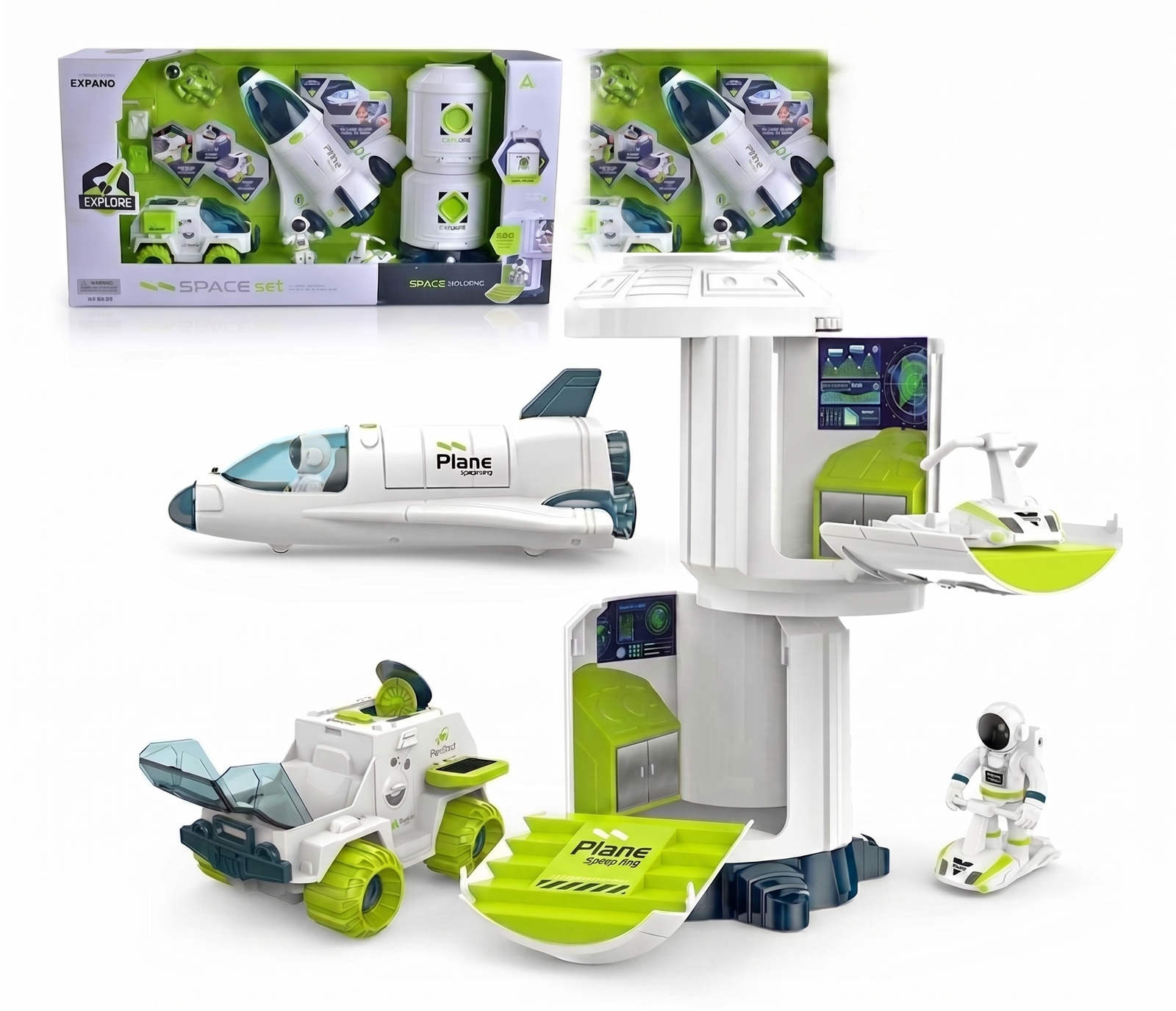 Space Exploration Rocket Playset for Kids