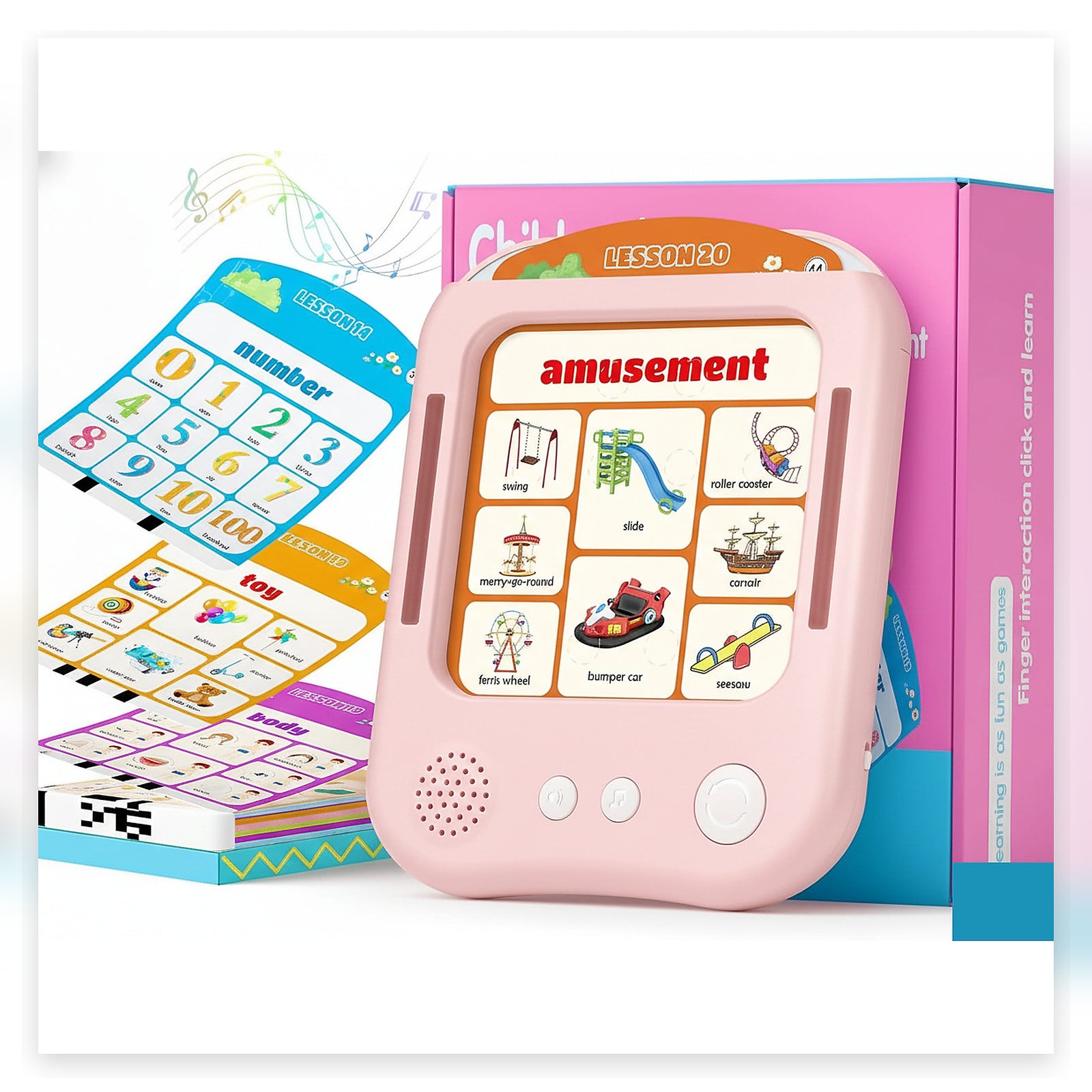 Touch & Learn Talking Flash Cards for Kids