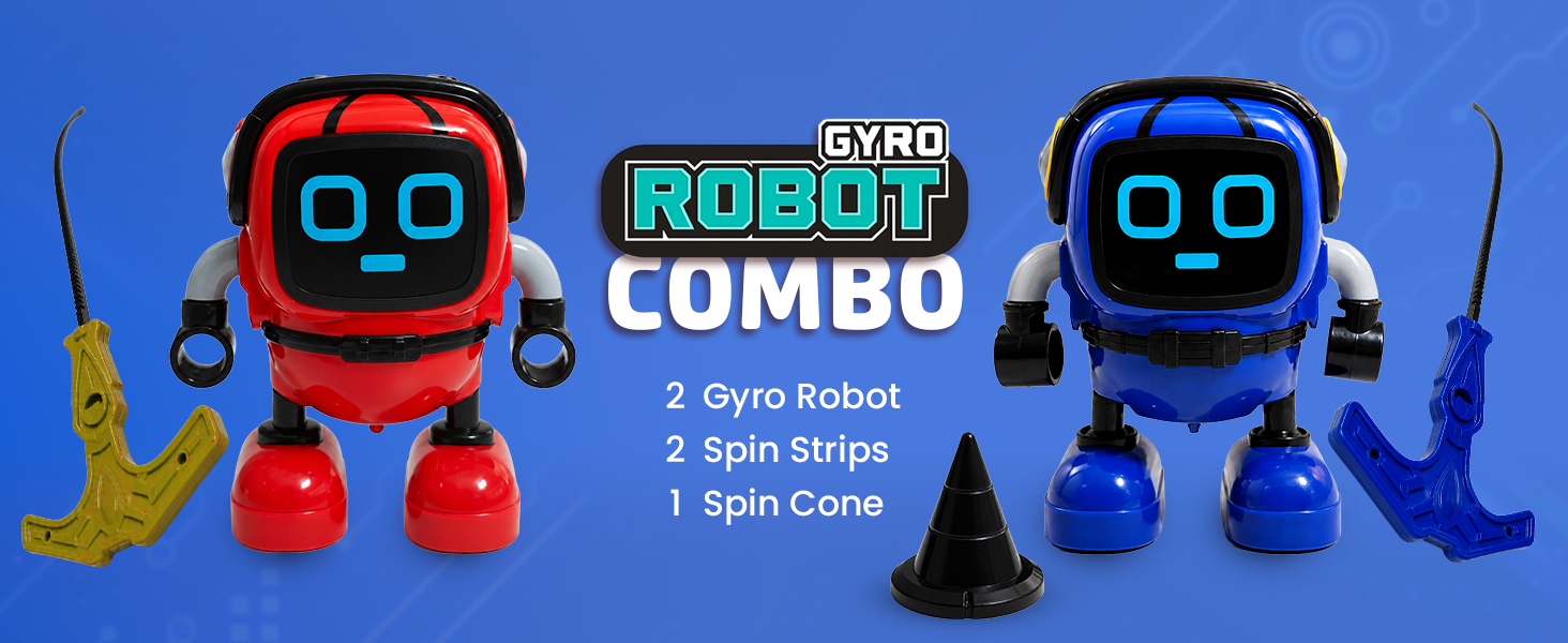 Gyro Robot Battle Combo Set - Vijvik Toys