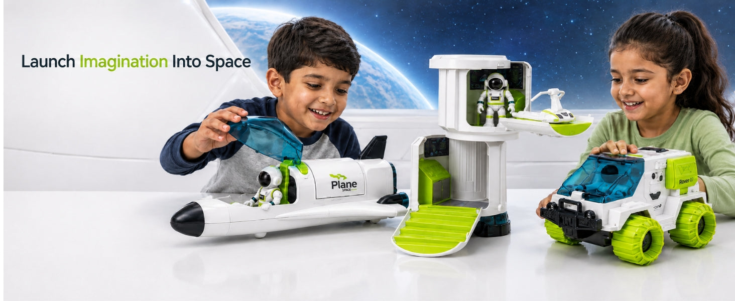 Space Exploration Rocket Playset for Kids - Vijvik Toys