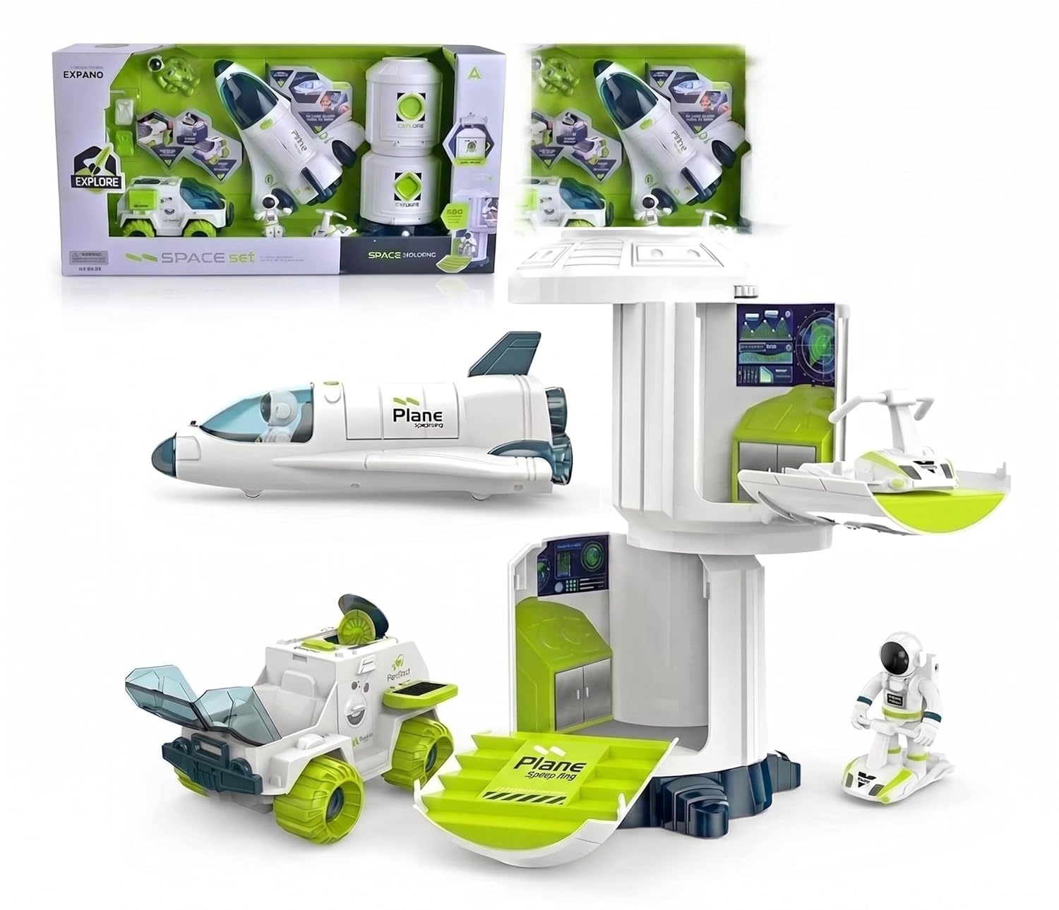 Space Exploration Rocket Playset for Kids