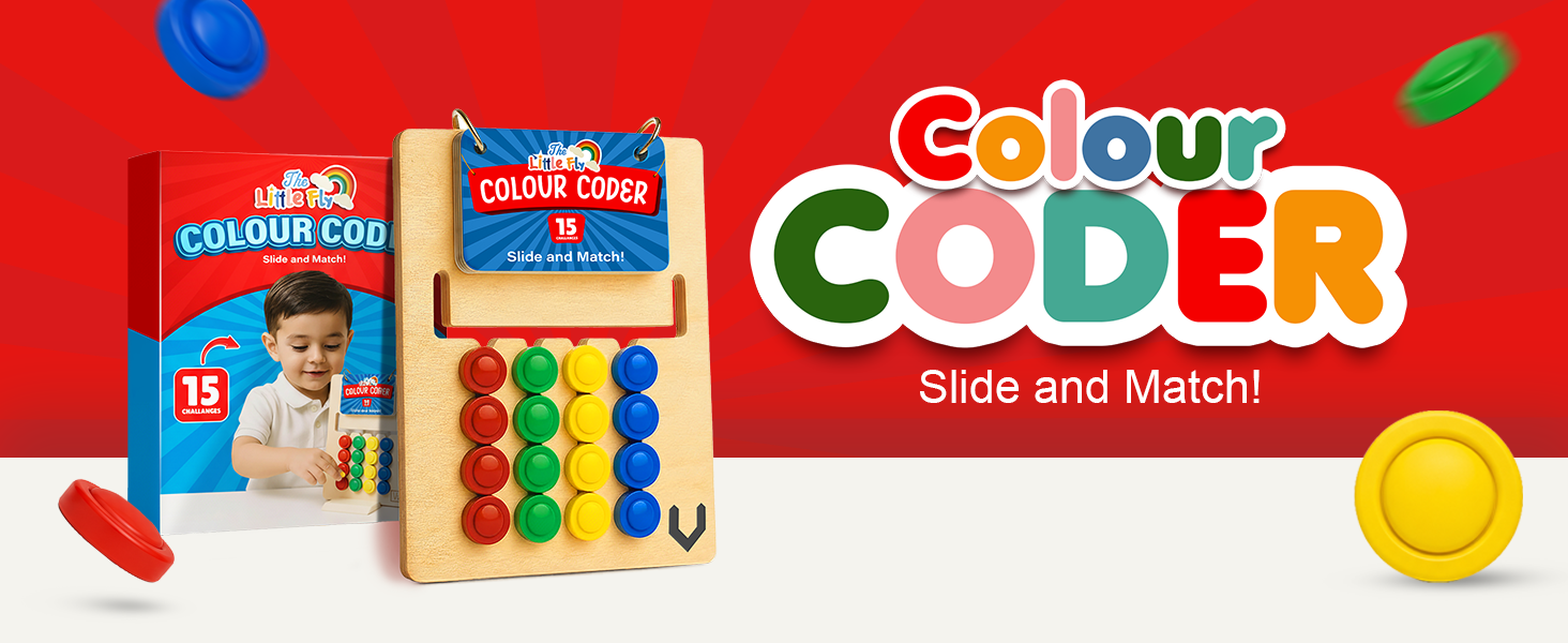 Color Coder Brain Development Puzzle for Kids (3+ Years) - Vijvik Toys