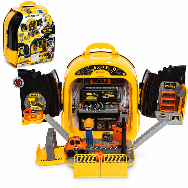 3-in-1 Tool Backpack Workshop Playset