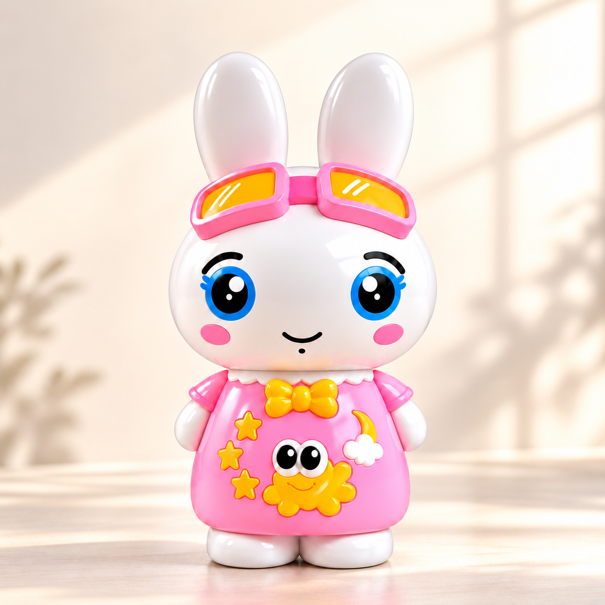 LUMI Interactive Storytelling Rabbit | Musical Talking Toy for Kids (PINK)
