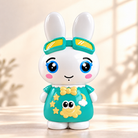 LUMI Interactive Storytelling Rabbit | Musical Talking Toy for Kids (GREEN)