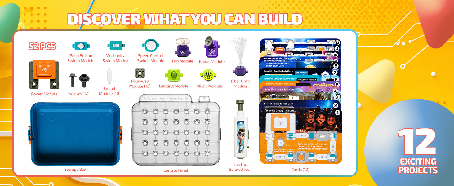 Scientific Circuits STEM Learning Kit - Vijvik Toys
