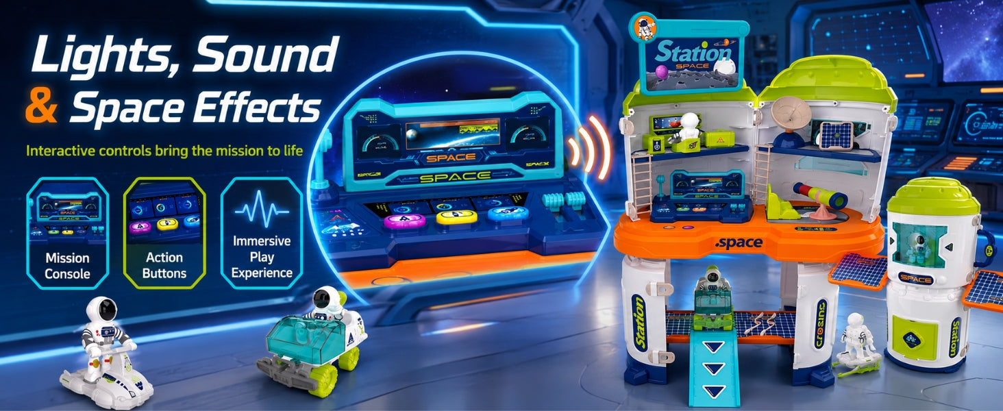 Space Station Adventure Playset - Vijvik Toys