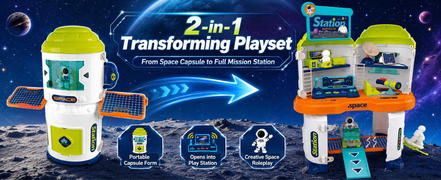 Space Station Adventure Playset - Vijvik Toys