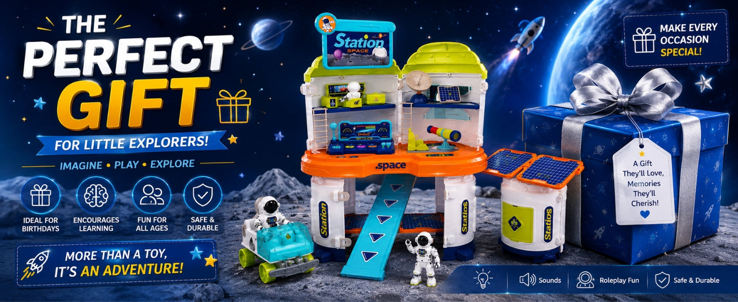 Space Station Adventure Playset - Vijvik Toys