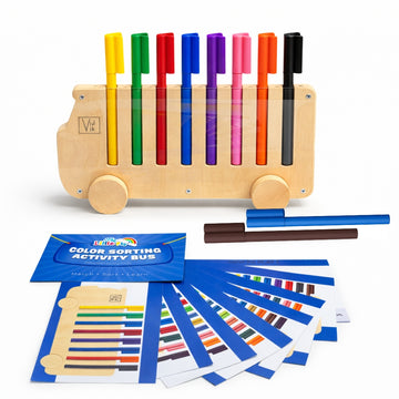 Color Sorting Activity Bus