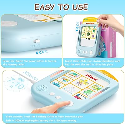 Talking Flash Cards for Kids 3+ Years – Touch & Learn Sound Educational Toy