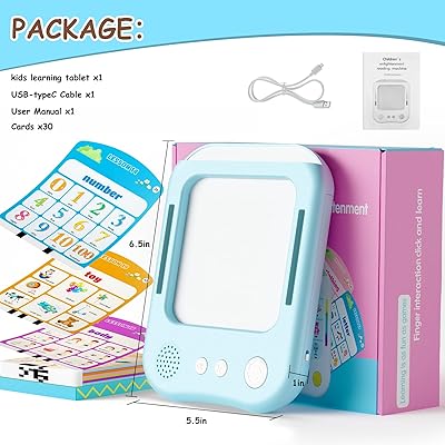 Talking Flash Cards for Kids 3+ Years – Touch & Learn Sound Educational Toy