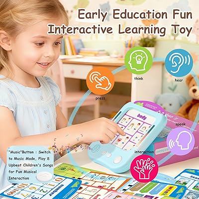 Talking Flash Cards for Kids 3+ Years – Touch & Learn Sound Educational Toy